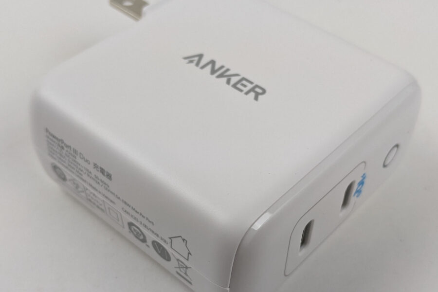 NEW Listing! FREE Shipping! Anker A2628 PowerPort III Duo 36W 2-Port USB-C Charger Wall Charger Foldable NEW