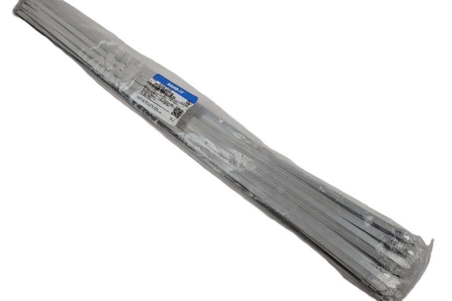 NEW Listing! FREE EXPEDITED PRIORITY MAIL Shipping! 100 Band-It AS2139 Tie-Lok Tie 304 Stainless Steel 22.5″ 250lbs 300 DegreesC NEW