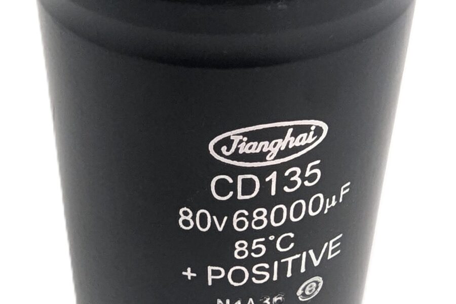 NEW Listing! FREE EXPEDITED PRIORITY MAIL Shipping! Electrolytic Capacitor 68000uF 80V Screw Terminal Jianghai CD135 Aluminum NEW