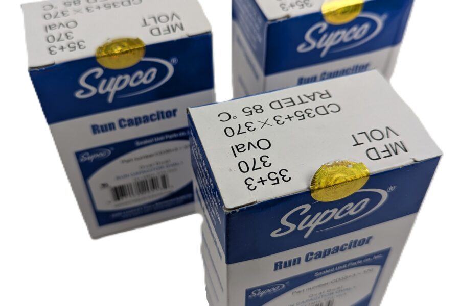 NEW Listing! FREE EXPEDITED PRIORITY MAIL Shipping! 3 SUPCO CD35+3×370 HVAC Oval Motor Run Capacitor 35+3 MFD 370 Volts 50/60Hz NEW