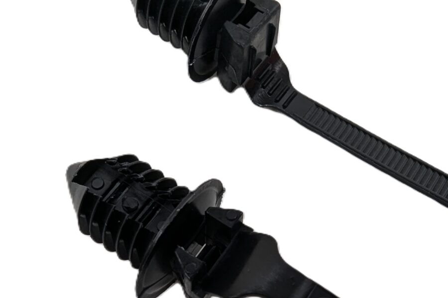 NEW Listing! FREE EXPEDITED PRIORITY MAIL Shipping! 500 Avery Dennison 20110-0 Fir Tree Cable Ties 7.26″/184mm Black 11.5mm Hole NEW