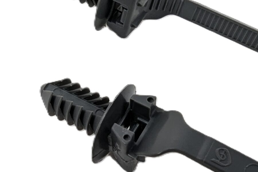 NEW Listing! FREE EXPEDITED PRIORITY MAIL Shipping! 500 HellermannTyton 150-00171 Fir Tree Mount Cable Ties 8.5″ Black  50lb NEW