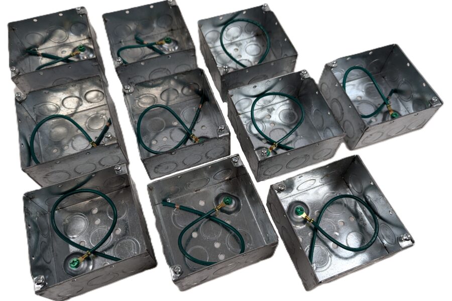 NEW Listing! FREE EXPEDITED PRIORITY MAIL Shipping! 10 Raco 232SM Electrical Box 4″x4″x2.125″ w/10 1/2″ KOs & 6TKO’s 10″#12 Wire NEW
