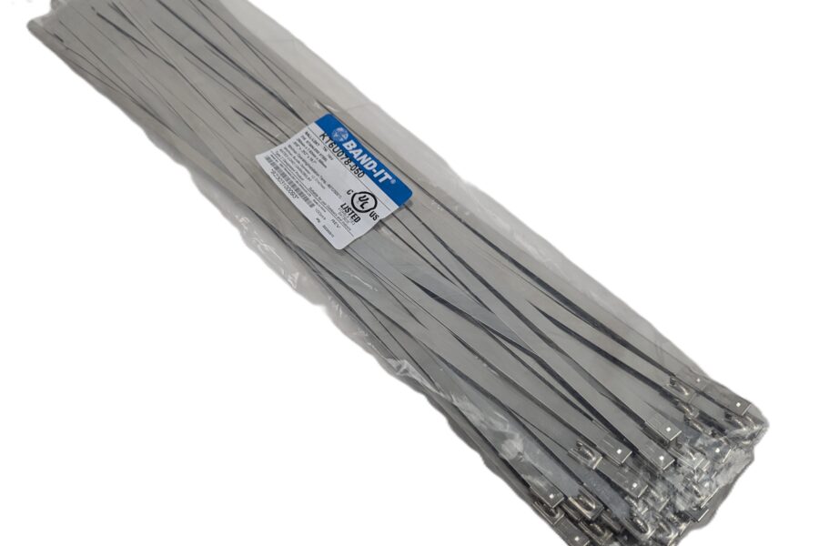 NEW Listing! FREE EXPEDITED PRIORITY MAIL Shipping! 100 Band-It KT6U078-050 BALL-LOKT Ties 316 Stainless Steel 19.7″ 280lbs 300C NEW