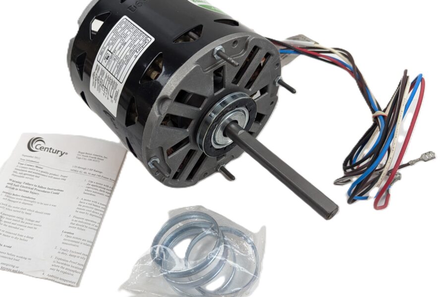 NEW Listing! FREE Shipping! Century DL1056 Direct Drive Blower Motor 1/2 HP 1075RPM/3 Speed 115Vac 7.1A NEW
