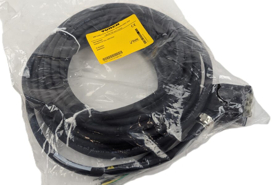 NEW Listing! FREE EXPEDITED PRIORITY MAIL Shipping! Turck HANQWP4/2F-2251-10M/S3334 Cordset Actuator and Sensor Black 4-Wire NEW