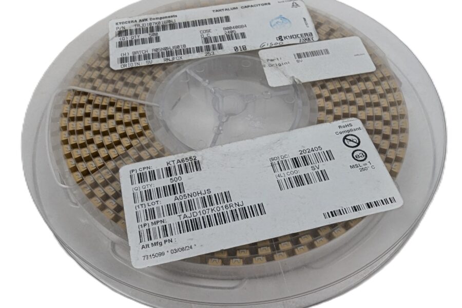 NEW Listing! FREE EXPEDITED PRIORITY MAIL Shipping! 500 Kyocera AVX TAJD107K016RNJ Tantalum Capacitor SMD 100uF 16V 10% 2917 SMT NEW
