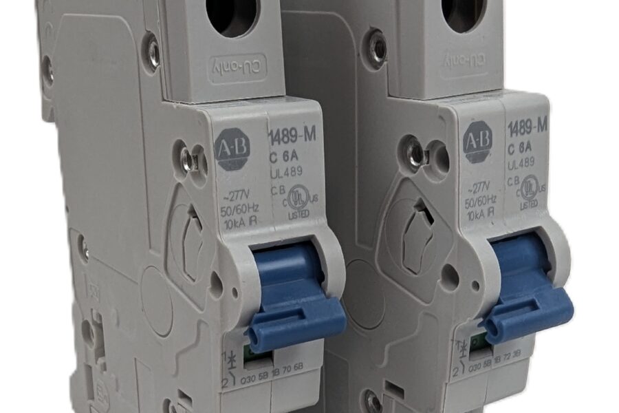 NEW Listing! FREE EXPEDITED PRIORITY MAIL Shipping! 2 Allen Bradley 1489-M1C060 Miniature Circuit Breaker 6A 1Pole 480Y/277Vac NEW