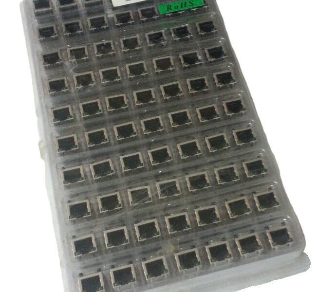 NEW Listing! FREE EXPEDITED PRIORITY MAIL Shipping! 140 METZ AJT10L8811-034C Modular Ethernet Jack CAT5e Connector LED RJ45 8P  NEW