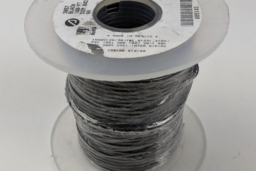 NEW Listing! FREE EXPEDITED PRIORITY MAIL Shipping! 100′ Alpha 3057 BK005 16AWG Stranded Hook Up Wire Black PVC UL1007/1569 300V NEW