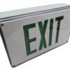 NEW Listing! FREE EXPEDITED PRIORITY MAIL Shipping! Evenlite CDW-AC-G-2-WW-CN LED EXIT Sign Green 2 Face Die Cast 120/277Vac NEW