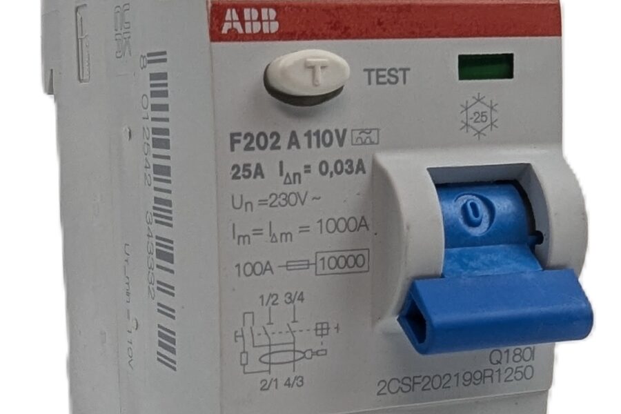 NEW Listing! FREE EXPEDITED PRIORITY MAIL Shipping! ABB 2CSF202199R1250 F202 A-25/0,03 110V Circuit Breaker 25A 230Vac 2Pole DIN NEW