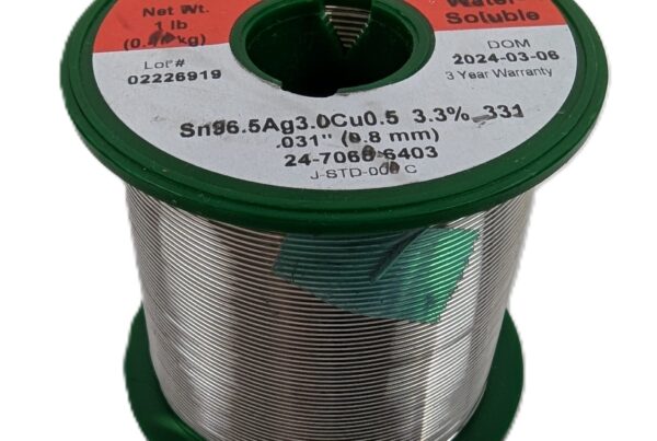 NEW Listing! FREE EXPEDITED PRIORITY MAIL Shipping! Kester 24-7068-6403 Silver Solder .031″ SAC305 96.5%Sn 3%Ag .5%Cu 3.3% 331 Flux