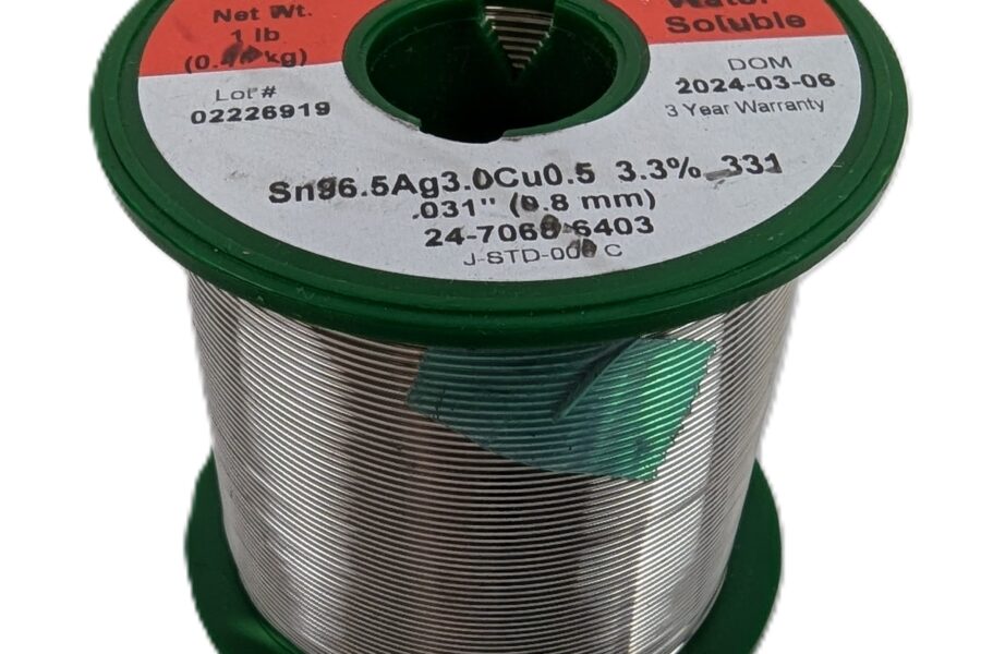 NEW Listing! FREE EXPEDITED PRIORITY MAIL Shipping! Kester 24-7068-6403 Silver Solder .031″ SAC305 96.5%Sn 3%Ag .5%Cu 3.3% 331 Flux