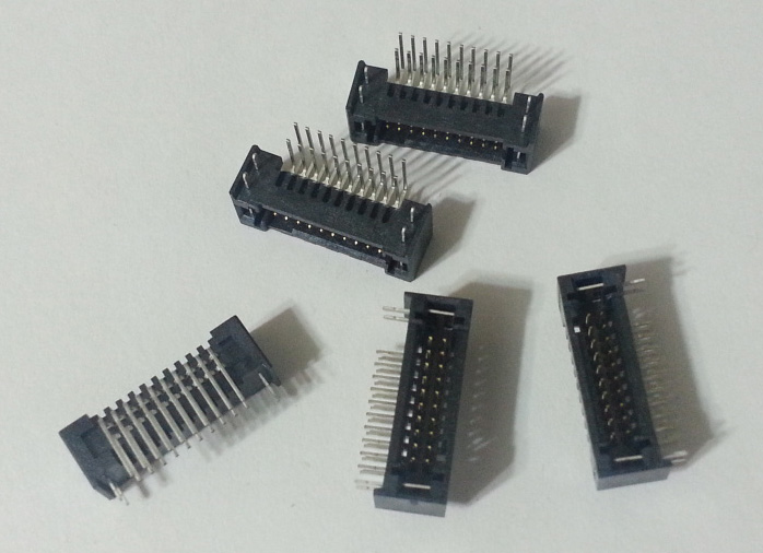 NEW Listing! FREE EXPEDITED PRIORITY MAIL Shipping! Header Connector Shrouded R/A Samtec .050″ 20-Pin TFM-110-01-S-D-RE1-WT 224pcs