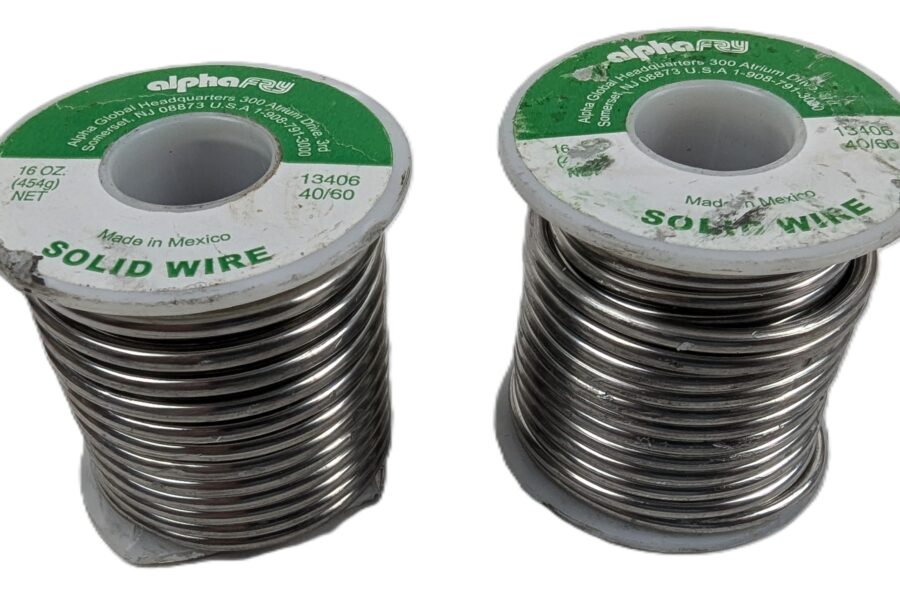 NEW Listing! FREE EXPEDITED PRIORITY MAIL Shipping! 2lbs Alpha Fry Solid Solder 40/60 .125inch 3.2mm Diameter 13406 AM13406 NEW