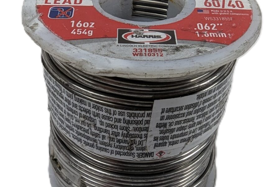 NEW Listing! FREE EXPEDITED PRIORITY MAIL Shipping! 1lb Worthington 331855 WS10312 .062inch 1.6mm Dia. Rosin Core Solder 60/40 NEW
