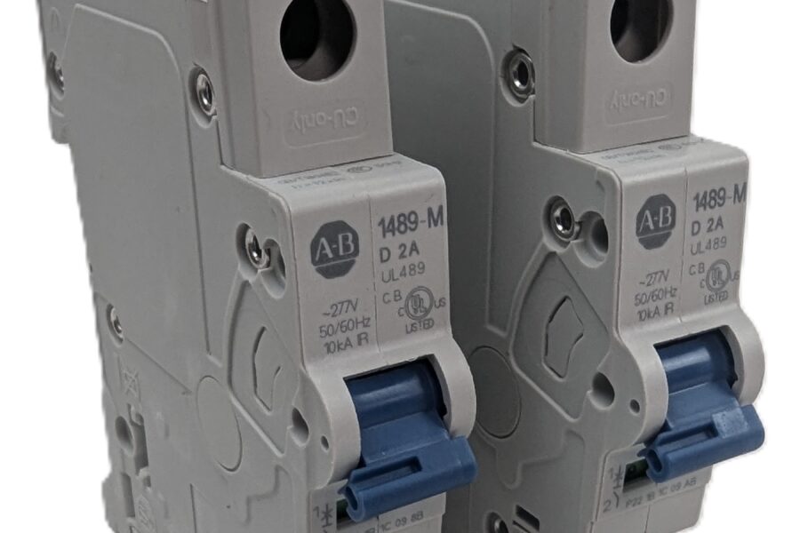 NEW Listing! FREE EXPEDITED PRIORITY MAIL Shipping! 2 Allen Bradley 1489-M1D020 Miniature Circuit Breaker 2A 1Pole 480Y/277Vac NEW