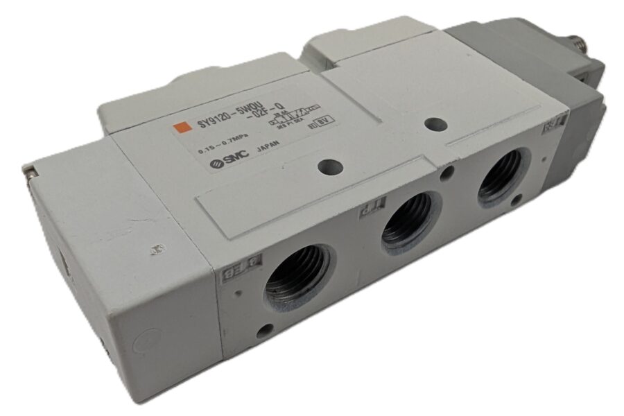 NEW Listing! FREE EXPEDITED PRIORITY MAIL Shipping! SMC SY9120-5WOU-02F-Q Solenoid Valve 24Vdc 5-Port SY9000 Series M8 Connector NEW