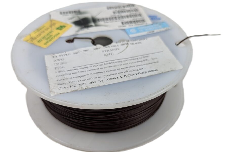 NEW Listing! FREE EXPEDITED PRIORITY MAIL Shipping! 1000′ 22AWG Stranded 7/30 HookUp Wire HU1061227BN Brown PVC UL1060 300V NEW