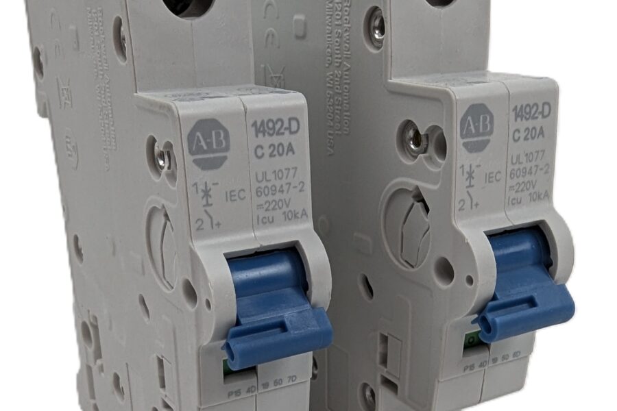 NEW Listing! FREE EXPEDITED PRIORITY MAIL Shipping! 2 Allen-Bradley 1492-D1C200 Miniature Circuit Breaker 20A 1Pole 440Vac 250V NEW