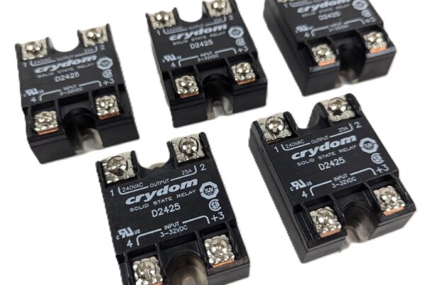 NEW Listing! FREE EXPEDITED PRIORITY MAIL Shipping! 5 Crydom D2425 Solid State Relay 25A 24-280V 25A Load 3-32Vdc Input SPST-NO NEW