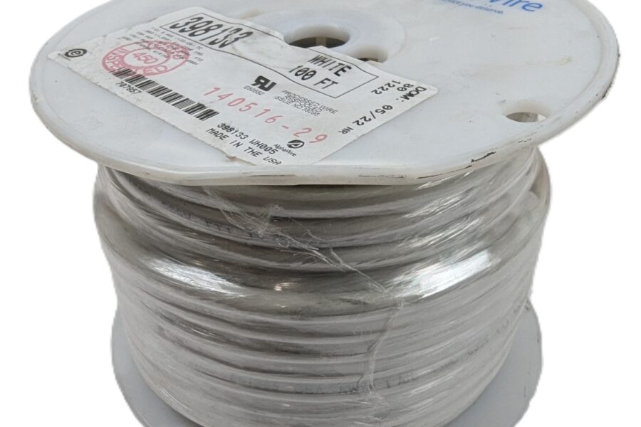 NEW Listing! FREE EXPEDITED PRIORITY MAIL Shipping! 100′ Alpha 398133 WH005 8AWG Stranded HookUp Wire White Silicone 150C 600V NEW
