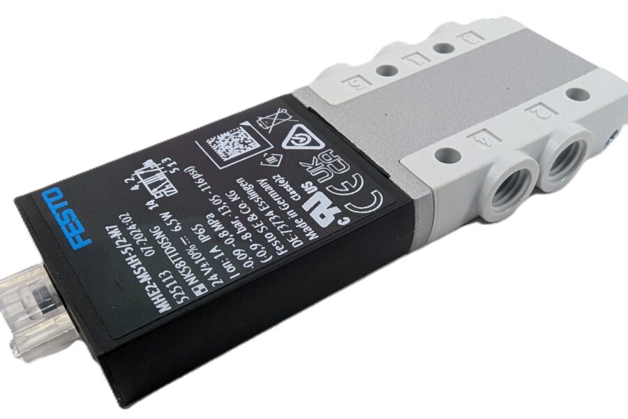 NEW Listing! FREE EXPEDITED PRIORITY MAIL Shipping! FESTO MHE2-MS1H-5/2-M7 525113 Air Solenoid Valve 24Vdc 5/2 Monostable NEW