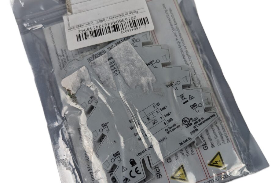 NEW Listing! FREE EXPEDITED PRIORITY MAIL Shipping! WAGO Terminal Block Circuit Breaker 787-2861/400-000 Electronic Gray 4A 24V NEW
