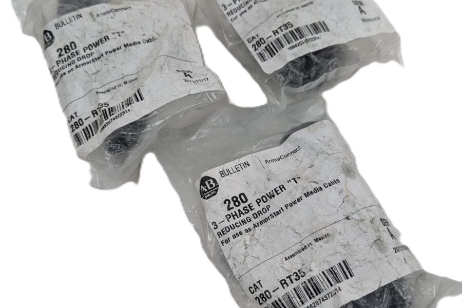 NEW Listing! FREE EXPEDITED PRIORITY MAIL Shipping! 3 Allen-Bradley 280-RT35 3-Phase Power T Reducing Drop 4-Pole Armor Connect NEW