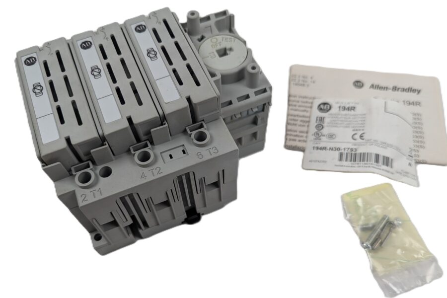 NEW Listing! FREE EXPEDITED PRIORITY MAIL Shipping! Allen-Bradley 194R-N30-1753 Disconnect Switch 3-Pole 30A 600Vac Non-Fused NEW