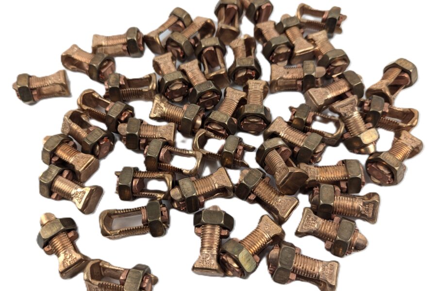 NEW Listing! FREE EXPEDITED PRIORITY MAIL Shipping! 47 BURNDY KS23 Split-Bolt Square Head Connector Copper #6-#2AWG Run & Tap  NEW