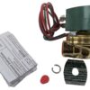 NEW Listing! FREE EXPEDITED PRIORITY MAIL Shipping! ASCO 8210G002 Solenoid Valve Red-Hat 150PSI 1/2″ Thread Shutoff Valve 120Vac NEW