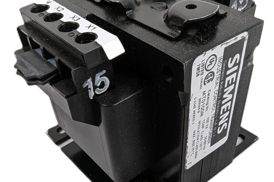 NEW Listing! FREE Shipping! Siemens MT0100M Control Transformer 100VA 240x480VacPRI 120x240VacSEC NEW