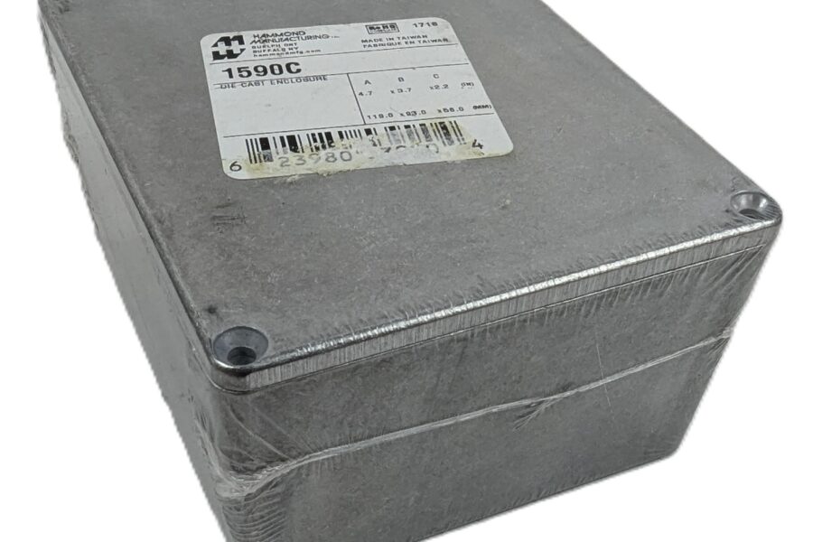 NEW Listing! FREE Shipping! Hammond 1590C Aluminum Diecast Enclosure IP54 4.7″x3.7″x2.22″ with Screws NEW
