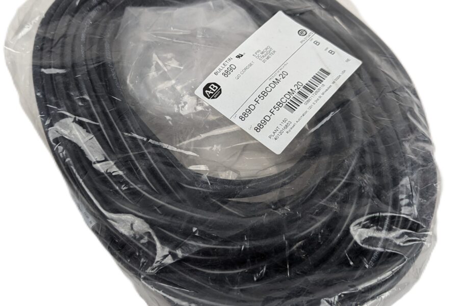 NEW Listing! FREE EXPEDITED PRIORITY MAIL Shipping! Allen-Bradley 889D-F5BCDM-20 Cordset DC Micro (M12) 5Pin 20m F/M 22AWG NEW