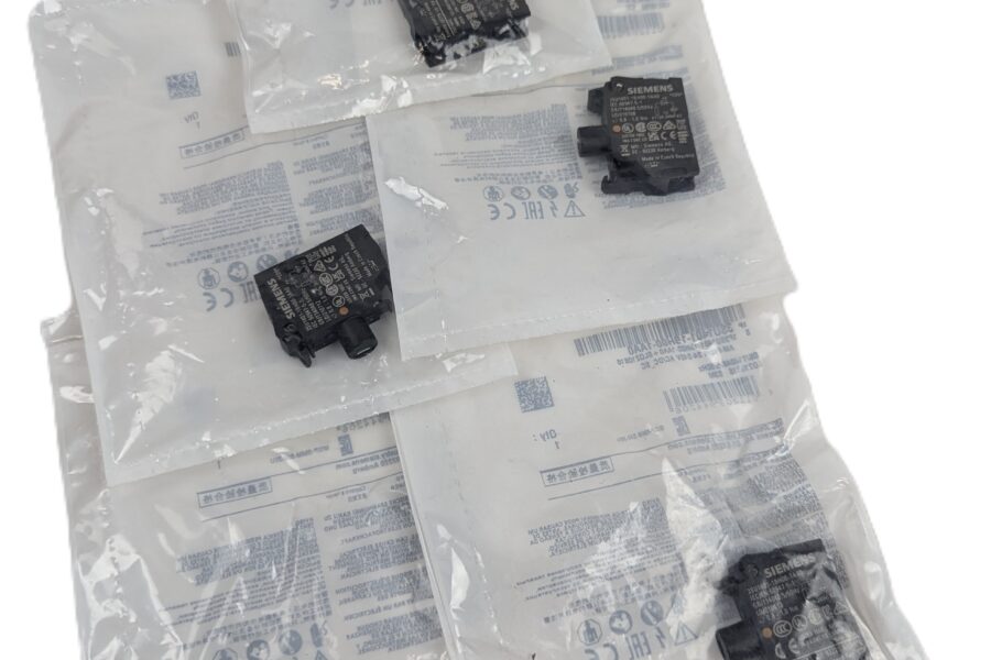 NEW Listing! FREE EXPEDITED PRIORITY MAIL Shipping! 5 Siemens 3SU1401-1BH00-1AA0 Amber LED Module 24-240V AC/DC ScrewTerminal NEW