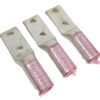 NEW Listing! FREE EXPEDITED PRIORITY MAIL Shipping! 3 ILSCO ALND-500-12-134 Compression Lug Connector Two Hole Pink Aluminum NEW