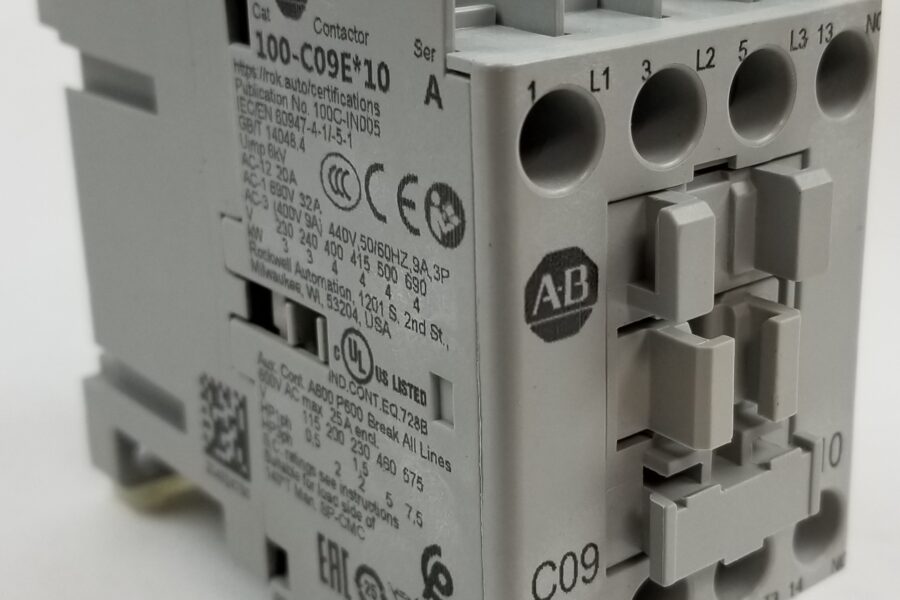 NEW Listing! FREE EXPEDITED PRIORITY MAIL Shipping! Allen-Bradley 100-C09EJ10 Contactor SER. A 9A 24Vdc 3 Main Poles 1 NO AUX NEW