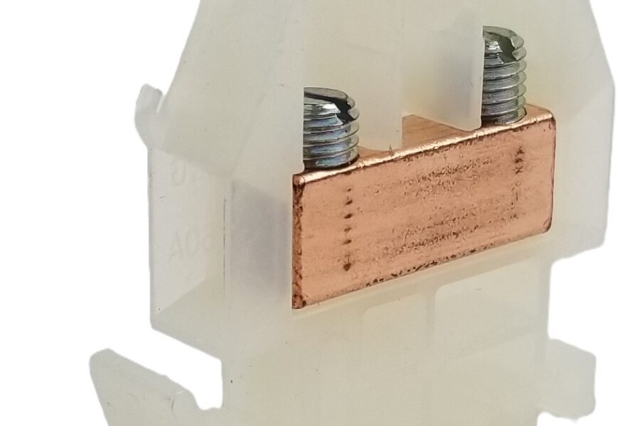 NEW Listing! FREE EXPEDITED PRIORITY MAIL Shipping! 5 Square D 9080GR6 Terminal Block Feed-Thru 2 Position Natural 8-22 AWG NEW