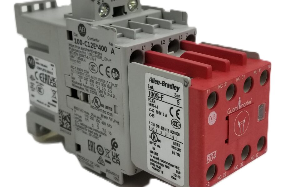 NEW Listing! FREE EXPEDITED PRIORITY MAIL Shipping! Allen-Bradley Safety Contactor 100S-C12EJ404C 12A 24Vac/Vdc 8Poles 4NO/4NC NEW