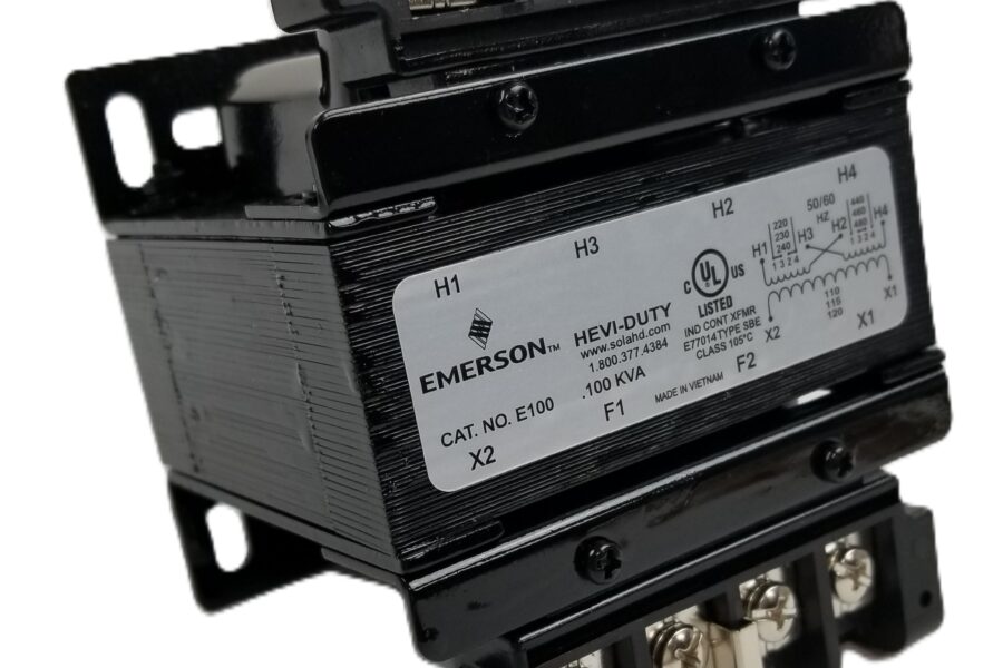 NEW Listing! FREE EXPEDITED PRIORITY MAIL Shipping! Emerson SolaHD E100 Control Transformer 100VA 240-480VacPRI 110-120VacSEC 1Phase