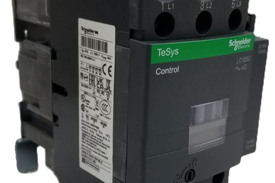 NEW Listing! FREE EXPEDITED PRIORITY MAIL Shipping! Schneider Contactor LC1D50F7 IEC 3Phase 3NO 110Vac Coil DIN Rail 480VAC 40HP 50A