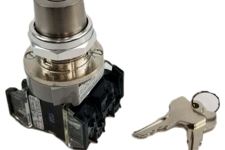 NEW Listing! FREE EXPEDITED PRIORITY MAIL Shipping! Allen-Bradley 800TC-J44B 3-Positiion Cylinder Lock Selector Switch 30mm 2NO 2NC