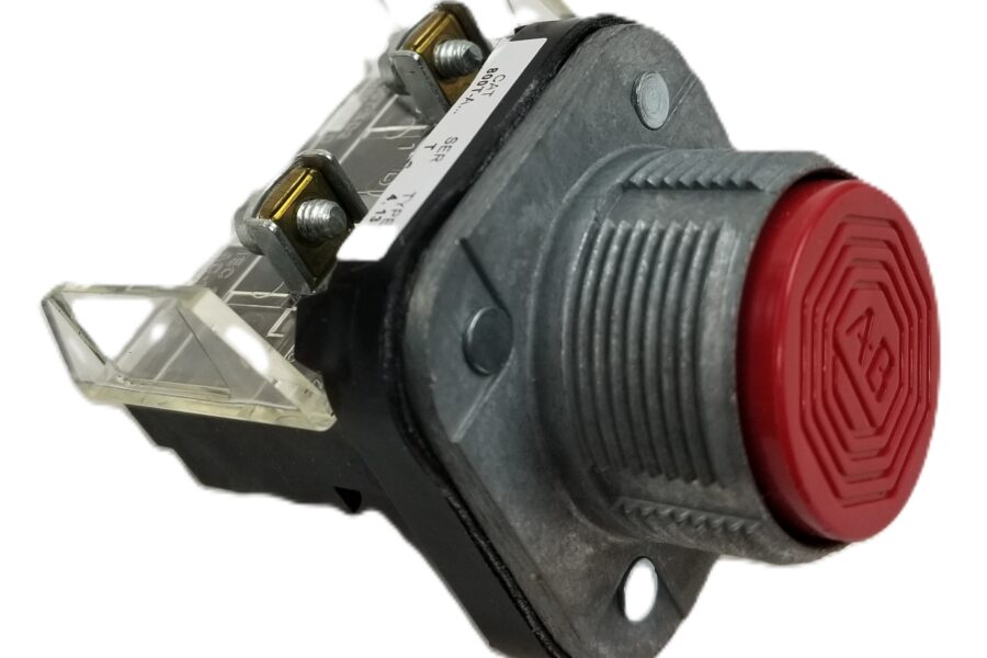 NEW Listing! FREE EXPEDITED PRIORITY MAIL Shipping! Allen-Bradley 800H-A6D2 Momentary Push Button Switch Red 30mm 1-NO 15A NEW
