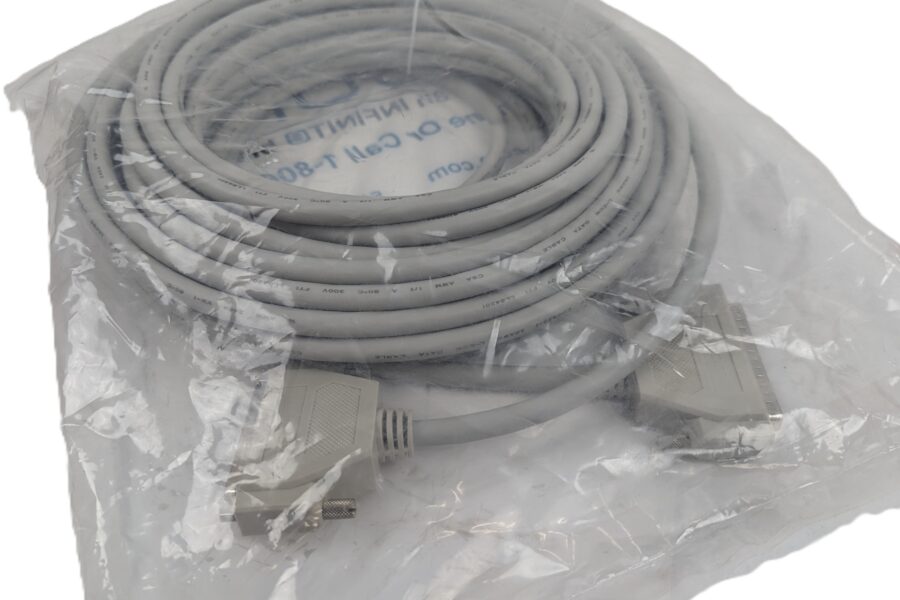 NEW LISTING! FREE EXPEDITED PRIORITY MAIL SHIPPING! L-Com CSMN37MF-50 Cable DB37M-DB37F 50ft Male-Female New in Package NEW