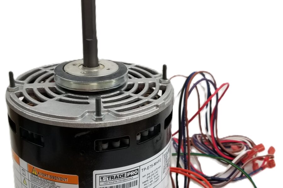 NEW LISTING! FREE SHIPPING! TradePro TP-E75-MHP2 Direct Drive Blower Motor 3/4HP 1075RPM 4Spd 208-230Vac NEW