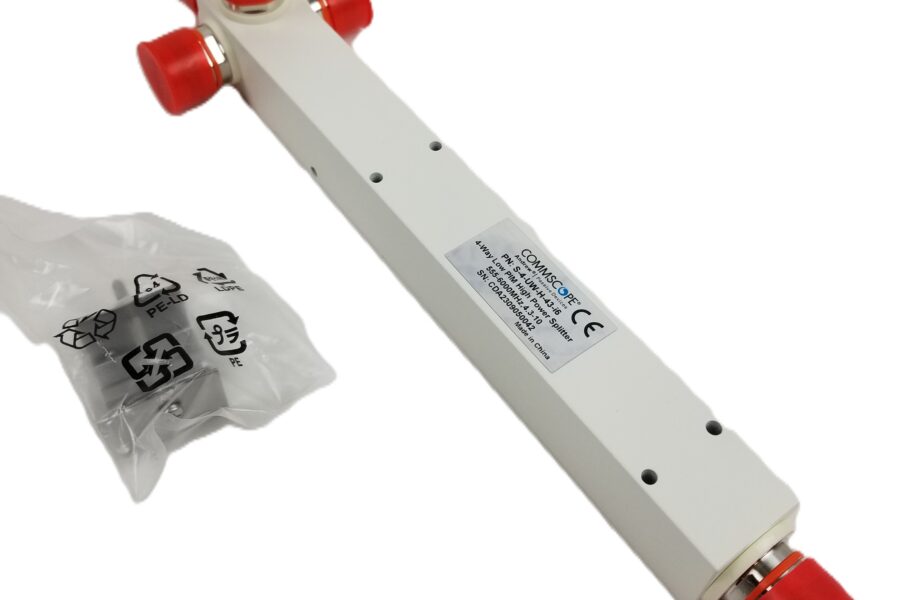 NEW LISTING! FREE EXPEDITED PRIORITY MAIL SHIPPING! COMMSCOPE S-4-UW-H-43-i6 Power Splitter 4Way 555-6000MHz Reactive Low PIM NEW