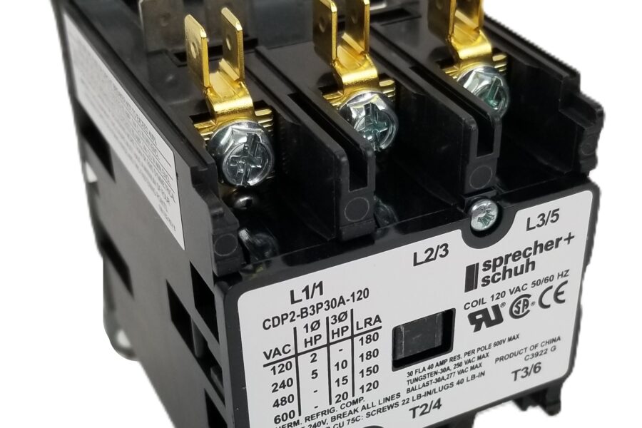 NEW LISTING! FREE EXPEDITED PRIORITY MAIL SHIPPING! Sprecher + Schuh CDP2-B3P30A-120 Contactor 30A 3-POLES 120Vac 60Hz NEW