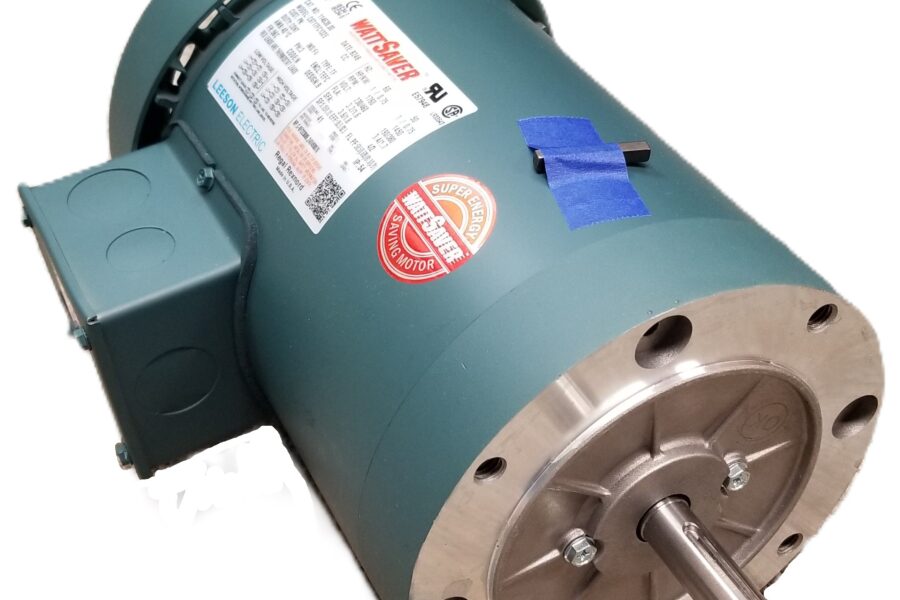 NEW LISTING! FREE SHIPPING! Leeson C6T17FC132E Motor 1HP 1760RPM 56C Frame 3 Phase 208-230/460V NEW